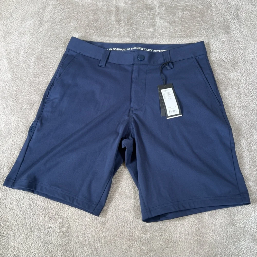 Rhone‎ Commuter Shorts Mens 30 Navy Blue Flex Knit Performance Golf Casual NWT